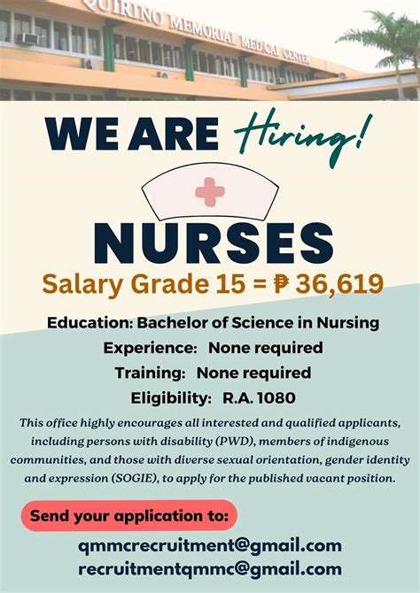 quirino memorial medical center hiring|ANUNSYO! Naghahanap ngayon ang Quirino .